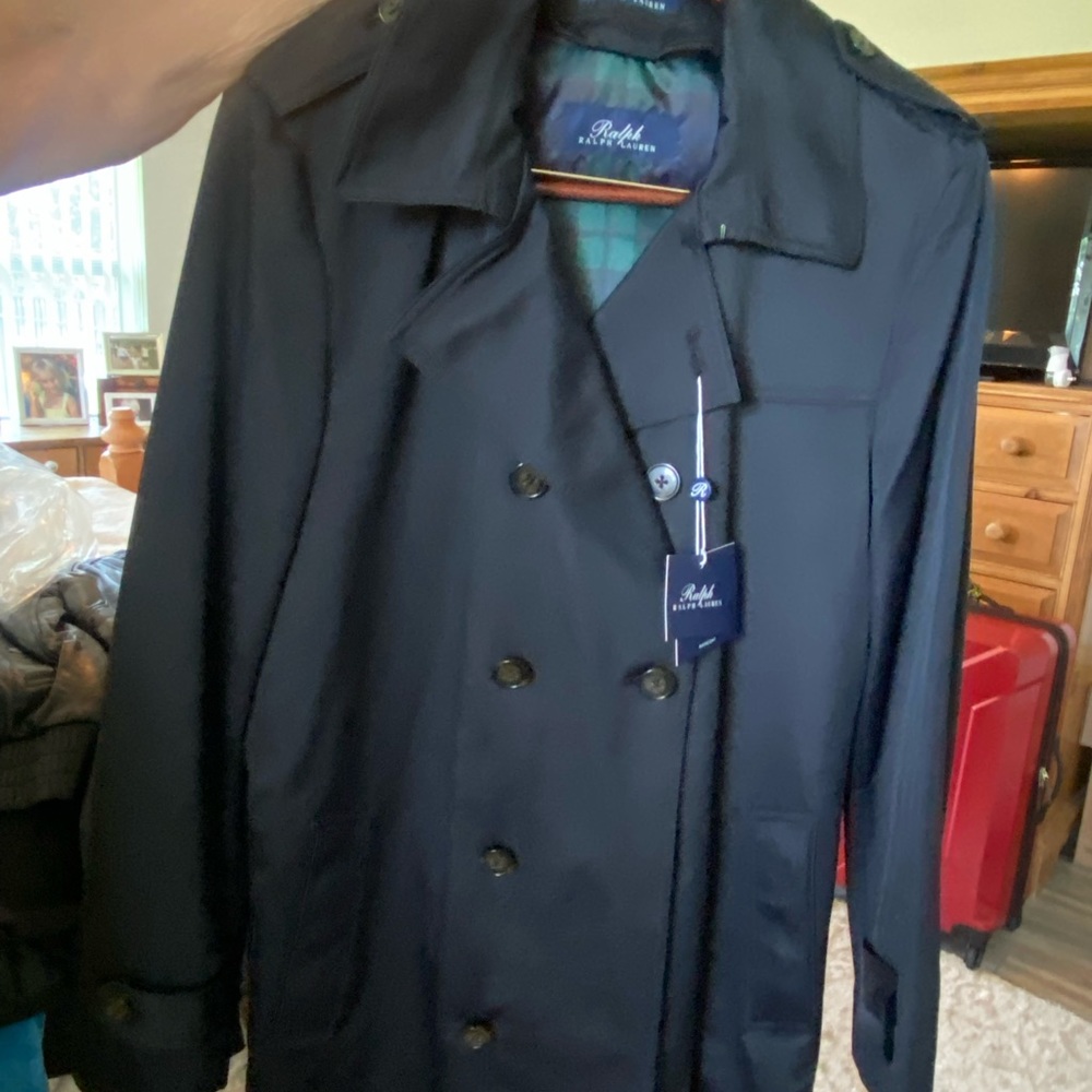 Men’s Black Ralph Lauren Trench Coat
